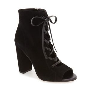 Sam Edelman Black Suede Yvie Bootie